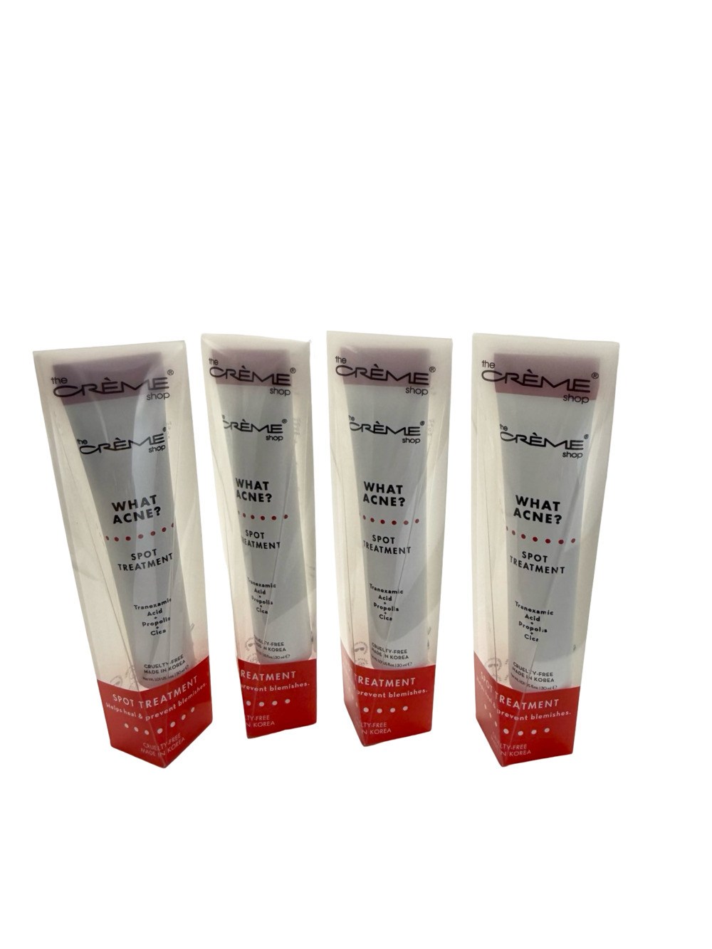 The Crème Shop What Acne? Spot Treatment 30ml (Set of 4)